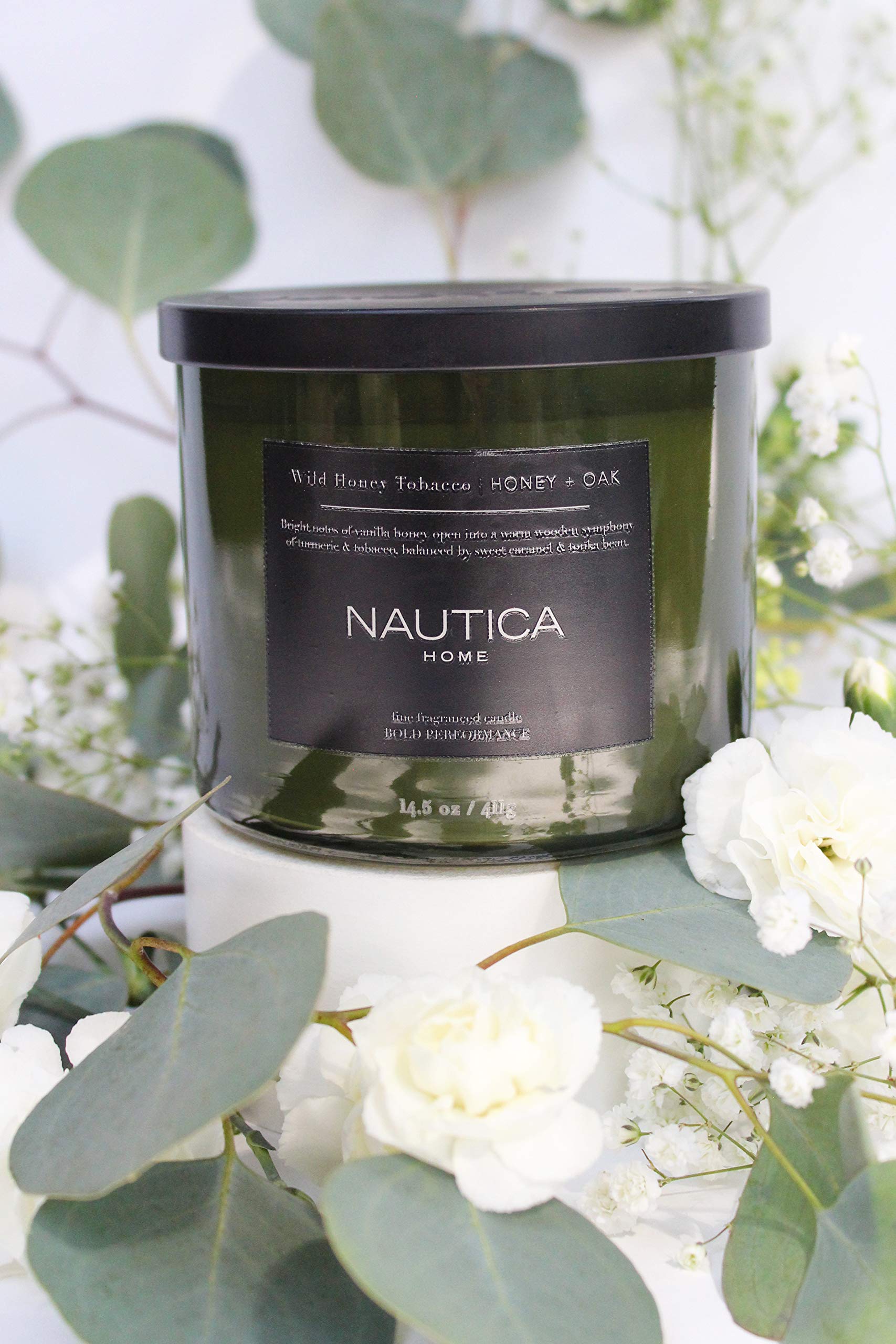 luxury candle honey tobacco Dark and Collection  Elm and Grey Eric and Janet Sparrow Dark Honey & Tobacco Candle