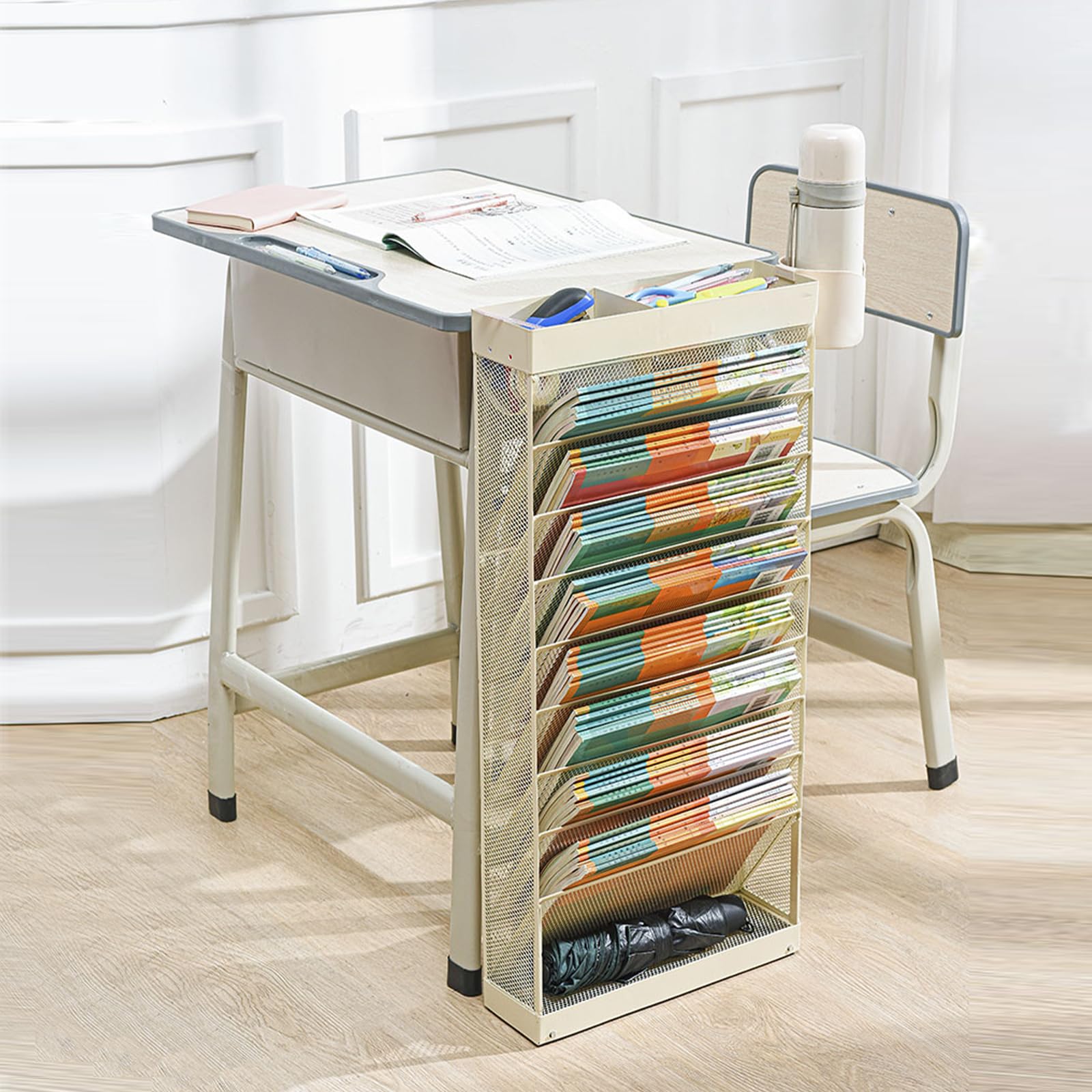 Amazon | Tidy Space アイアン 本棚 デスクサイドラック マガジン