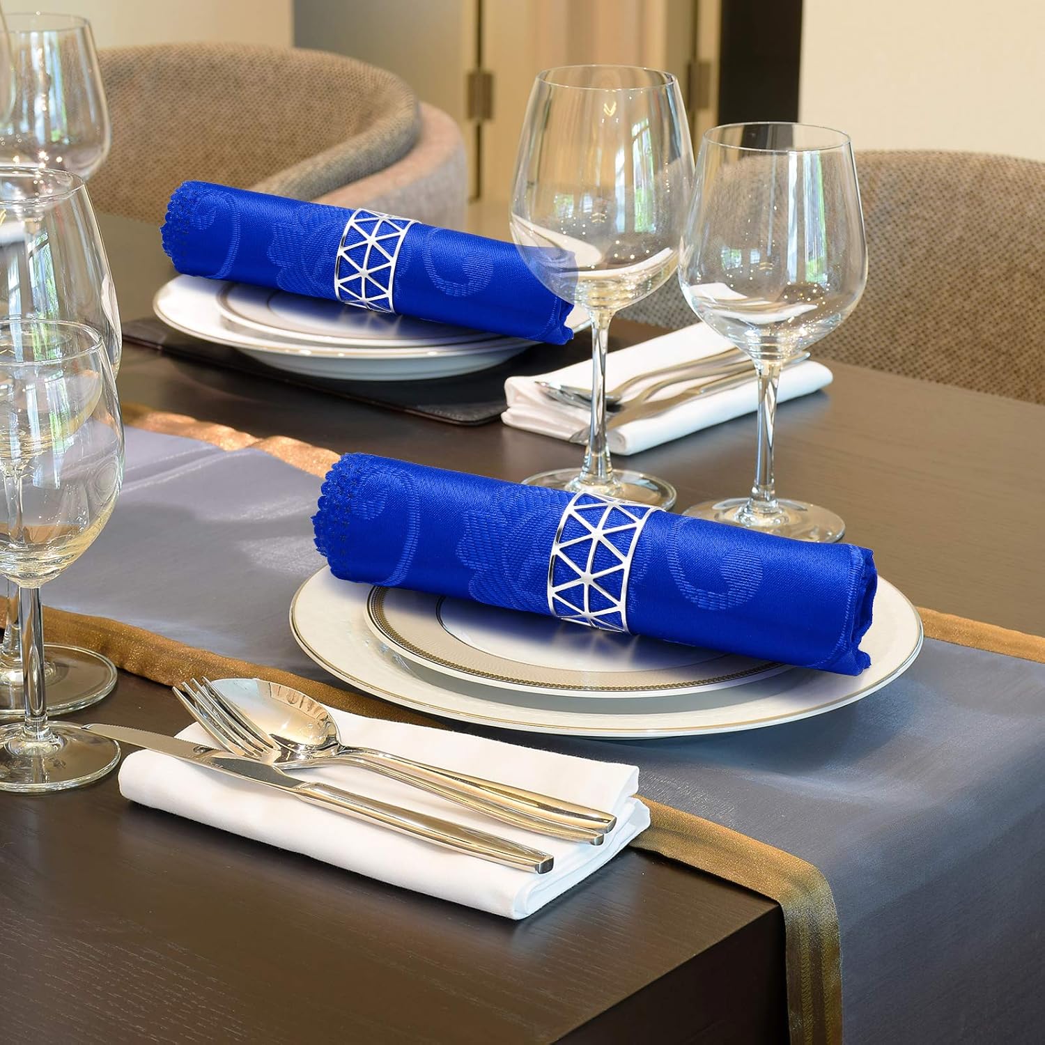 Hоttеѕt Sаlе 12 Pieces Hollow Out Napkin Rings Holders Napkin Ring Serviette Buckle Holder Household Metal Napkin Holder Adornment for Wedding Thanksgiving Christmas Party Dinner Table (Silver) Bеѕt Cуbеr Mоndау 🔥 12 Pieces Hollow Out Napkin Rings Holders Napkin Ring Serviette Buckle Holder Household Metal Napkin Holder Adornment for Wedding Thanksgiving Christmas Party Dinner Table (Silver)