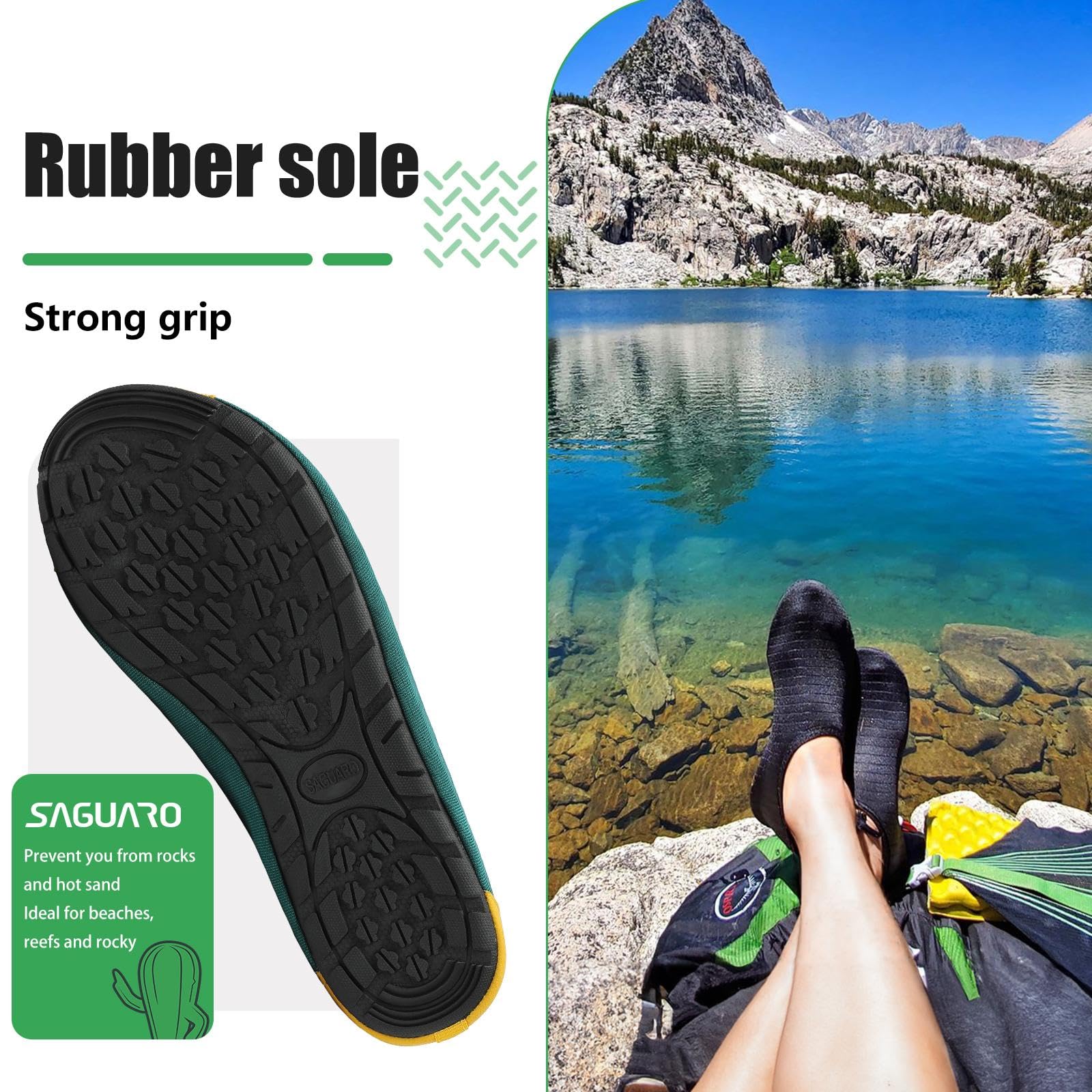 SAGUARO Scarpette da Scoglio Scarpe da Sport Acquatici, Unisex