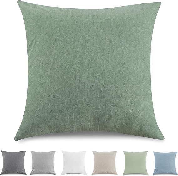Taie Oreiller 40x60 Lot De 2 Housse Coussin En Velours Brun