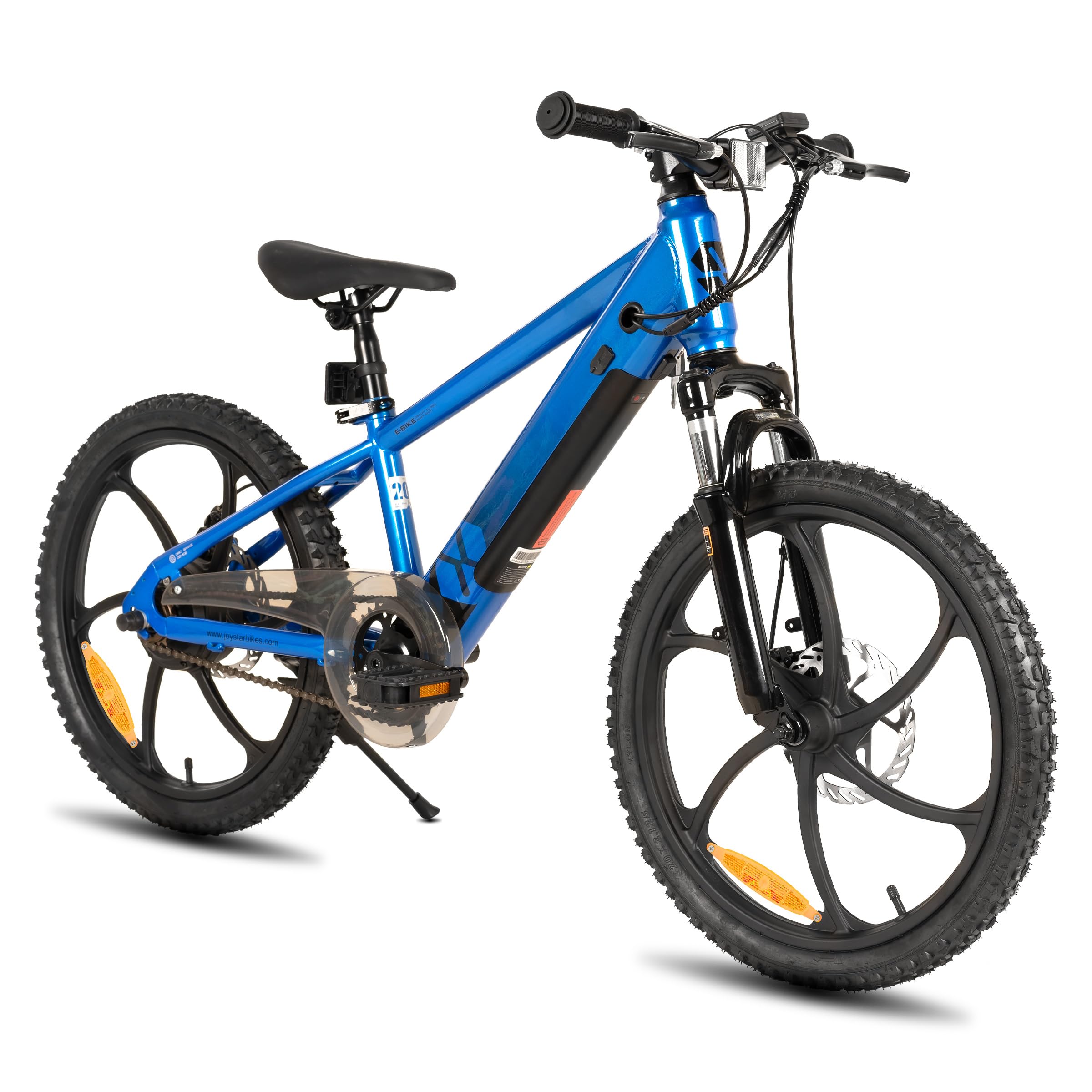 JOYSTAR 20 Zoll Elektrofahrrad für Kinder und Jugendliche ab 7 Jahren mit 250W bürstenlosem Motor, 15 Meilen 15MPH Elektro-Mountainbike mit abnehmbarem Akku