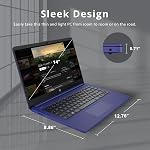 Ordinateur portable HP Stream Intel N4000 4 Go 64 Go eMMC 14 pouces WLED Win 10 S avec Office 365 1 an