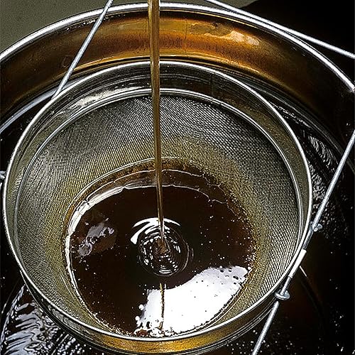 Miniatura 5 de Zerodeko Práctico tamiz de malla de alambre redondo para jardín y cocina, tamiz de malla fina para hornear y drenaje de alimentos