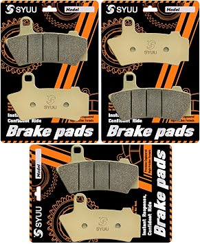 S SYUU High-Performance Reliable Motorcycle Front Rear Brake Pads Set Kit Compatible with BMW R18 2021 2022 2023 2024 FA748F FA748F FA749R