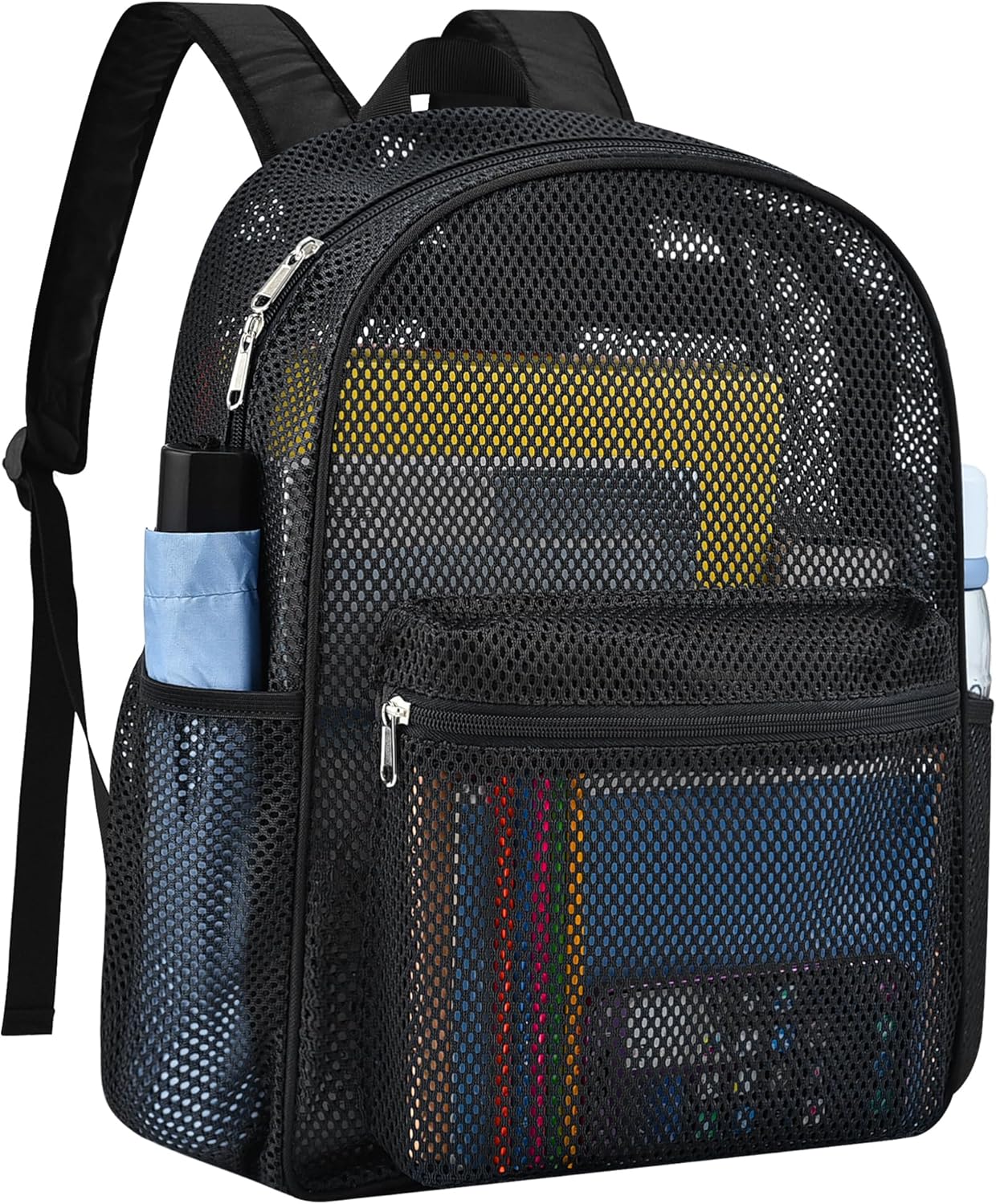 Oraben Duty Mesh Backpacks for Adults,School Backpack Mesh Bookbag for Swimming Work Outdoor, Diving Backpack Carry Portable Oxygen Concentrators - Image 9