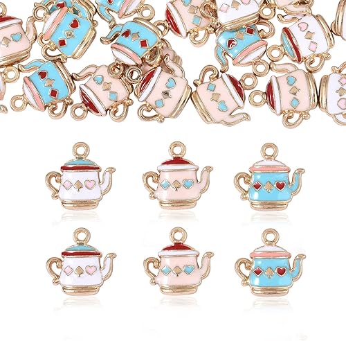 Vista 115 de LiQunSweet 80 unidades de 4 estilos de dientes saludables para cepillo de dientes, dientes esmaltados, mini dijes para hacer joyas, accesorios