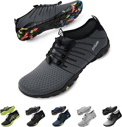 SIMARI Water Shoes for Women Men Swim Pool Beach Athletic Quick Dry Barefoot Hiking Shoes Surfing Running Kayaking