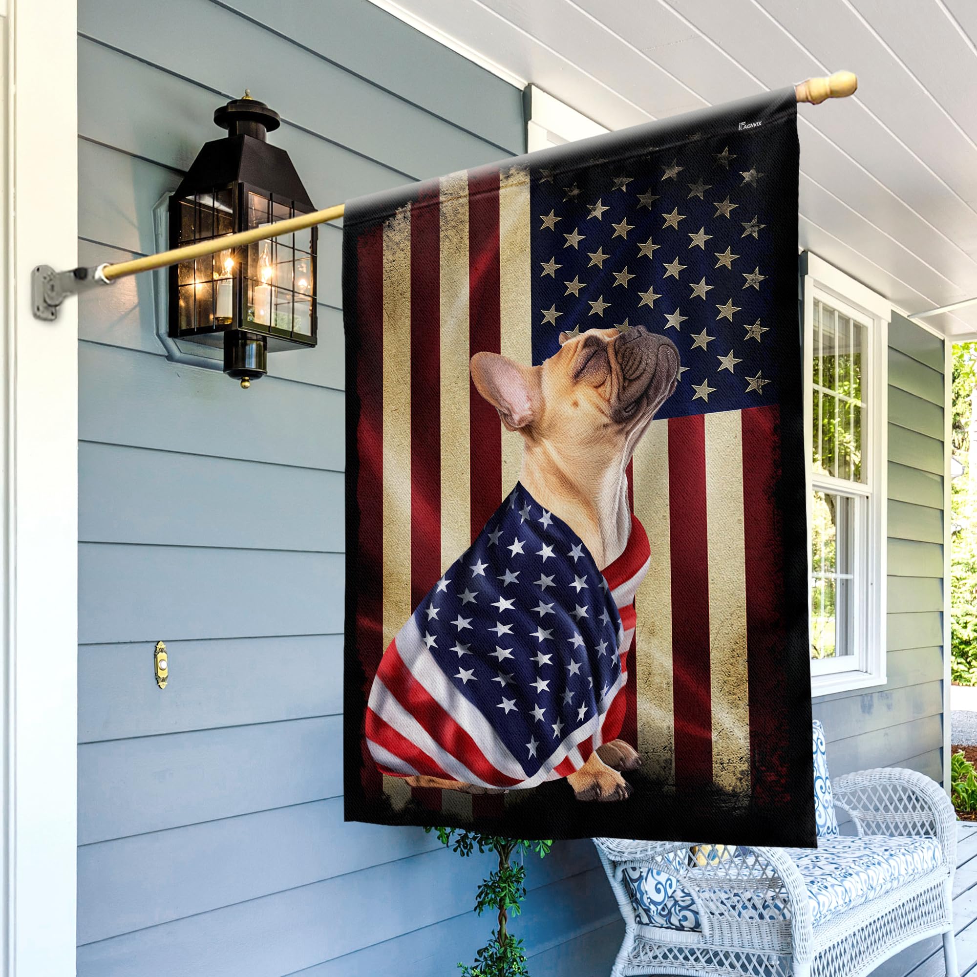 Amazon.com : FLAGWIX French Bulldog House Flags, Dog Decor