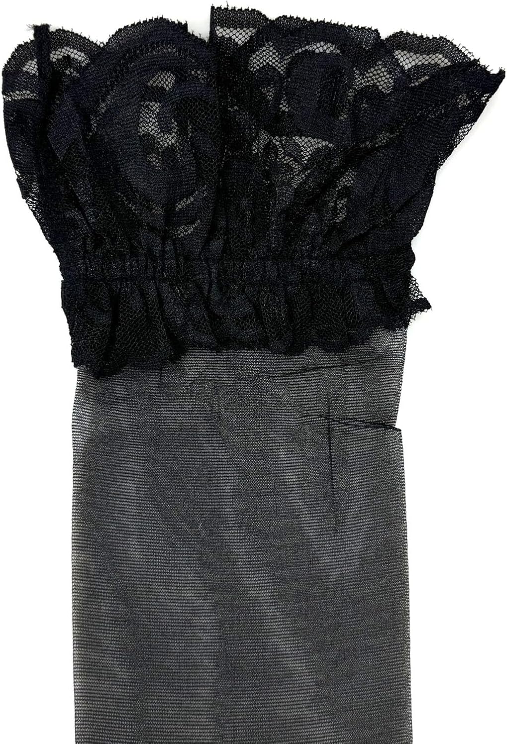 Women's Nylon Thigh High Sheer Stockings Sexy Lace Top Pantyhose - Image 4