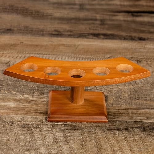 Miniatura 2 de Asian Home Soporte para rollo de sushi Temaki de estilo japonés con agujeros de 1 a 5 compartimentos, soporte de exhibición de decoración de cocina