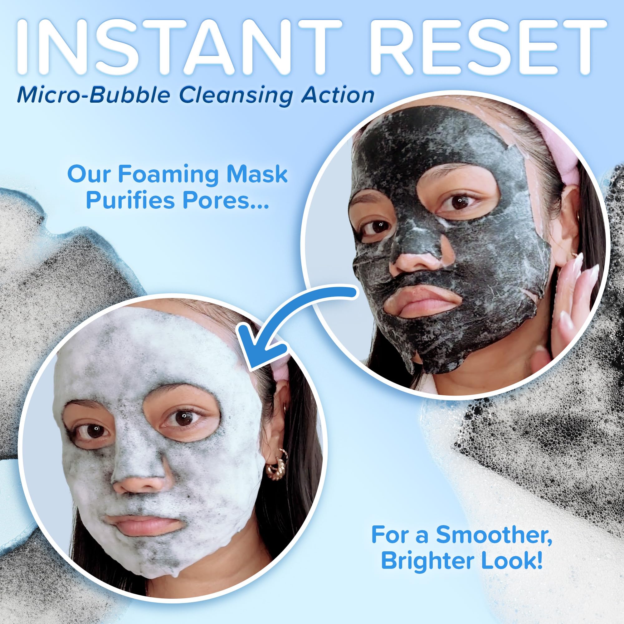 Amazon.com : Ebanel 10-Pack Carbonated Bubble Clay Mask, Deep
