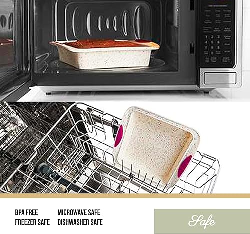 Miniatura 6 de Trudeau Molde cuadrado de silicona para tartas, 8x8in, Confetti, 05118556