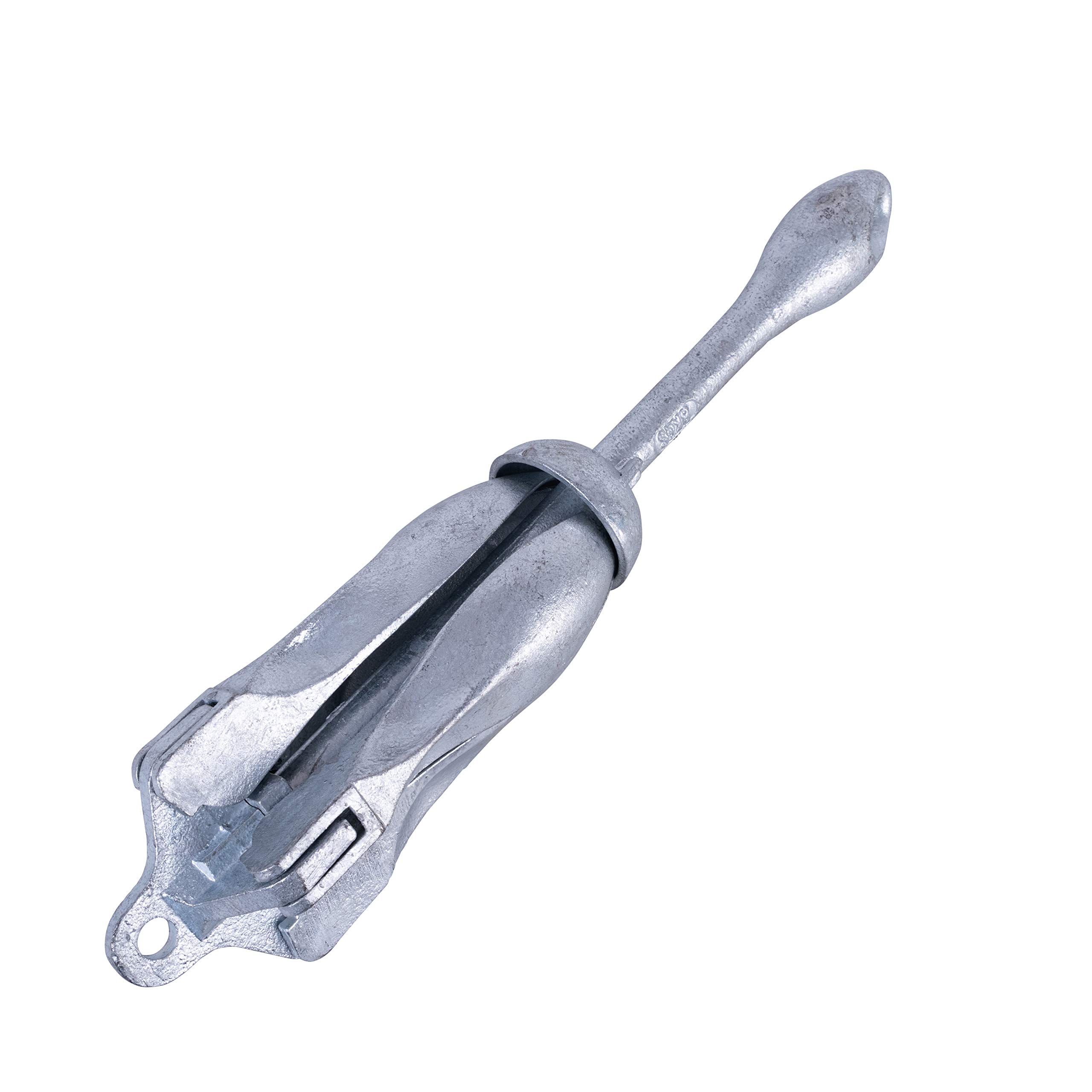 Ancla galvanizada de hierro fundido, plegable