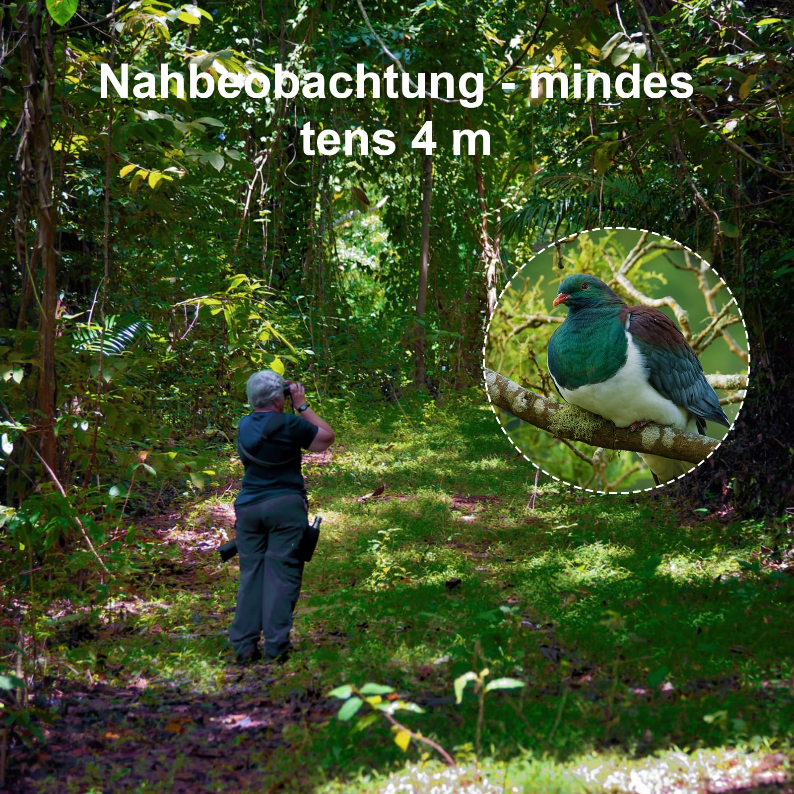 Usogood 12x52 Monokular Teleskop Erwachsene,HD Monokular Fernrohr mit BAK4 Prisma und FMC Beschichtung, für Vogelbeobachtung, Wandern