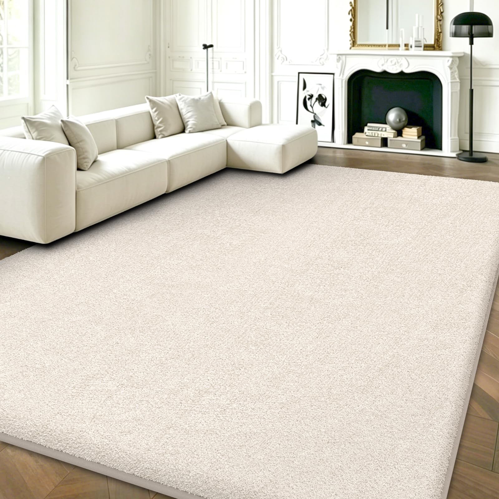 Aenithsy Rugs Living Room 200x280cm, Soft Machine Washable Fluffy Carpet