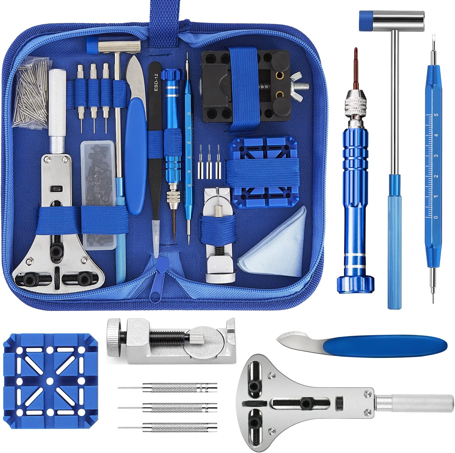 Watch Repair Kit with Portable Bag
