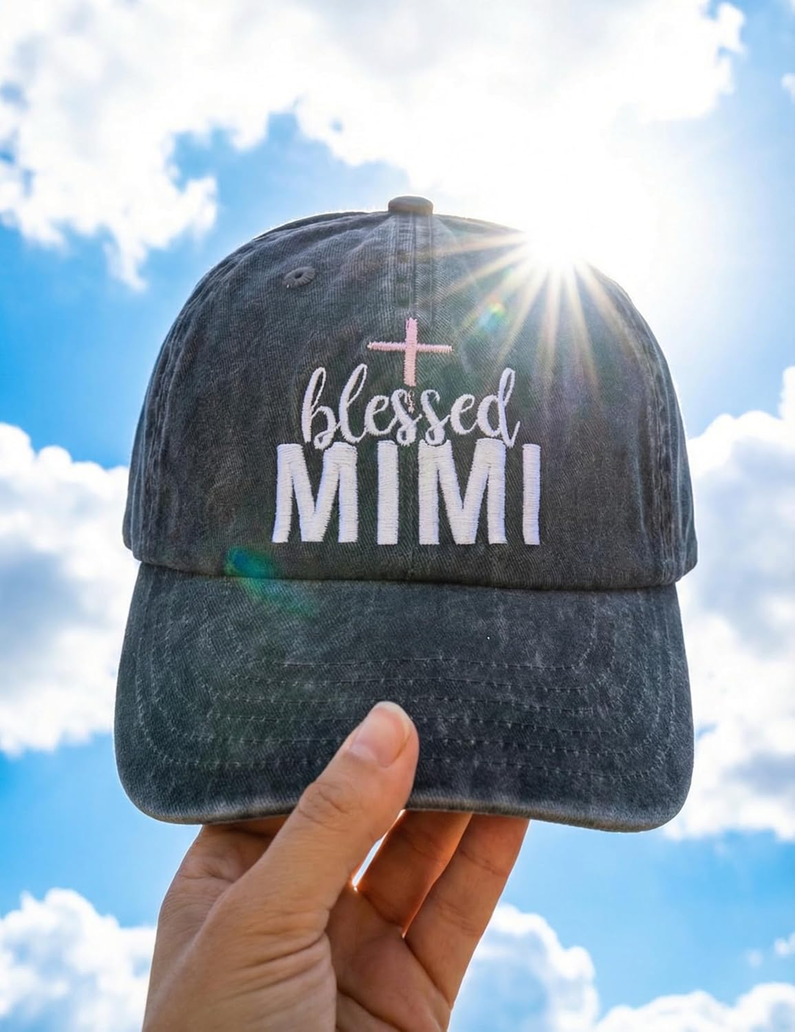 InnoBeta Mimi Gifts, Gifts for Mimi, Blessed Adjustable Embroidered Baseball Cap on Mother's Day, Christmas, Birthday - Image 7