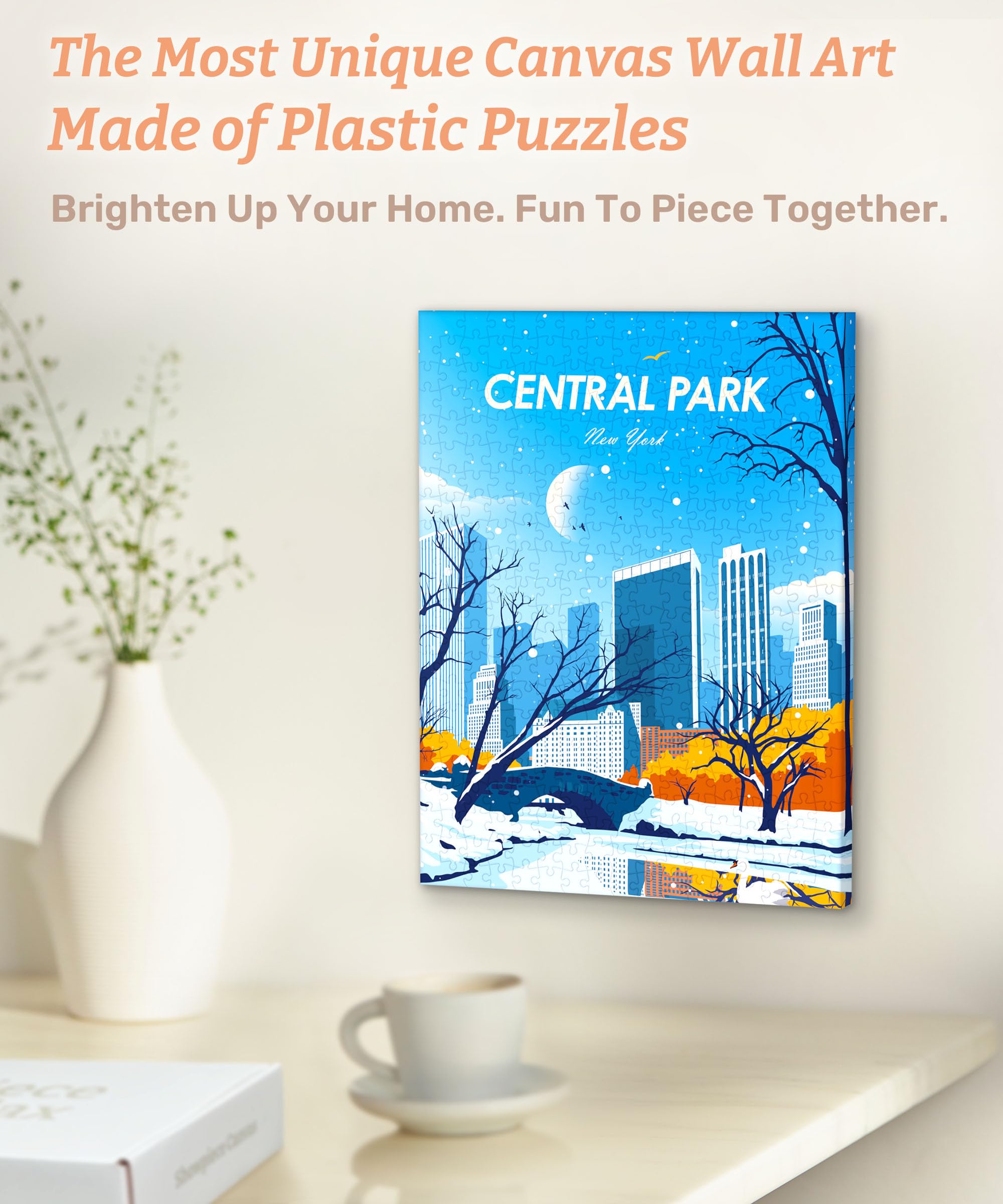 PieceRelax Canvas Wall Art Puzzles for Adults, Studio Inception_Days in New York - Image 2