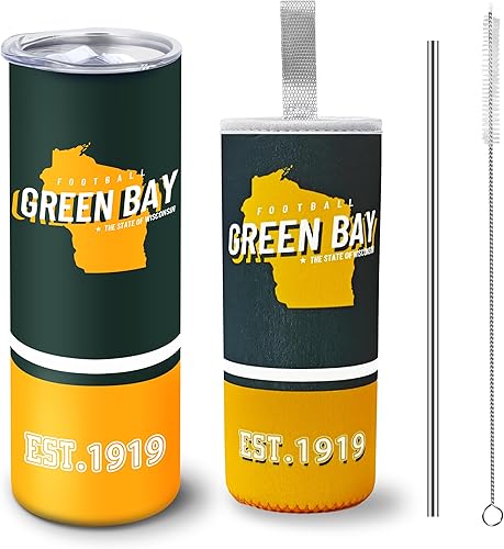 Vaso de 20 onzas para automóvil, recto, delgado, con funda aislante para taza, asa portátil, taza de café de viaje deportiva, de acero inoxidable,