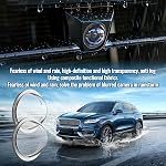 4PCS Car Camera Lens Protector, HD Clear Car Backup Camera Protective Sticker, Anti-Rain Waterproof Reversing Camera Cover, Anti-Scratch Universal Shield Film for Auto Truck SUV
