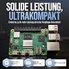 db-tronic Raspberry Pi 5 8 GB Starter Set 128 GB Edition Power Supply 27 W Housing with Fan 4K Micro HDMI Cable Ideal for Smart Home Retro Gaming & Home Assistant
