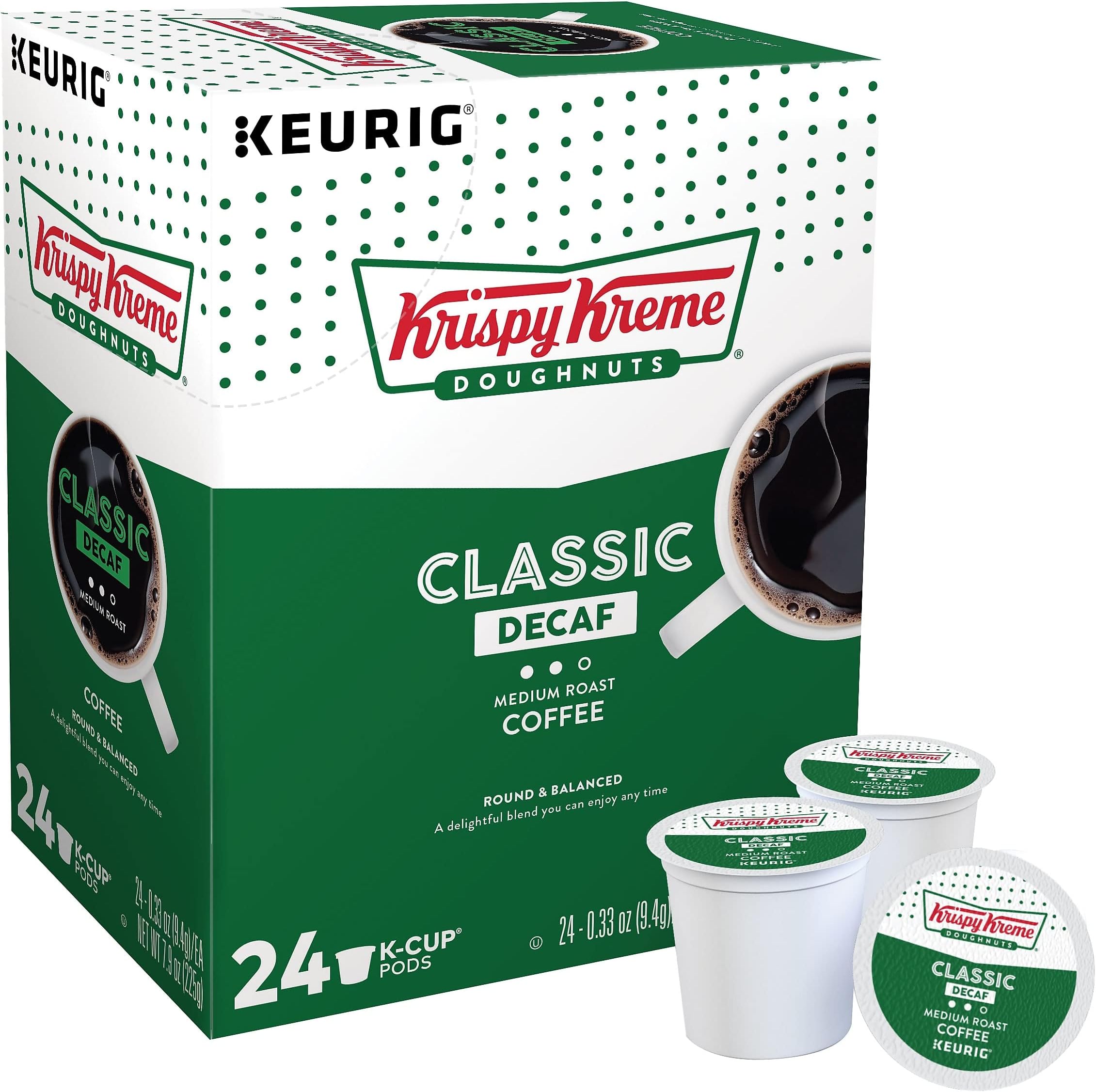 Doughnuts Decaf K-Cup Portion Pack for Keurig Brewers, 24 Count