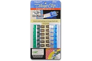 Taylor Seville Small Magic Clip Sewing and Quilting Clips 12-pc
