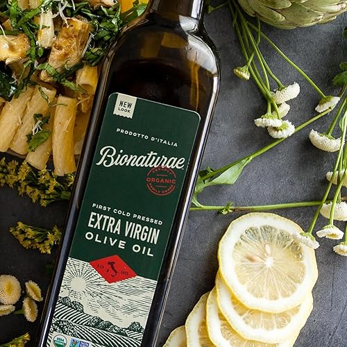 Miniatura 4 de Bionaturae Extra Virgin Olive Oil - Organic Olive Oil, Non-GMO, USDA Certified Organic, Recyclable Glass, 100% Authentic Italian Olive Oil, Made in