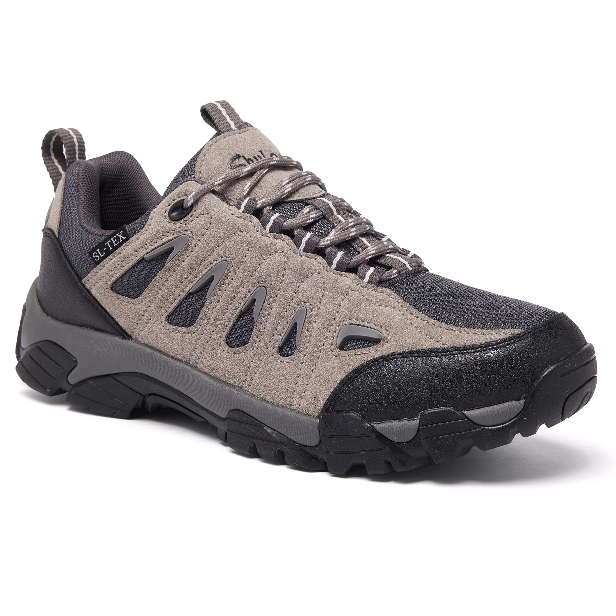 SHULOOK Wanderschuhe Herren Wasserdicht Leichte Outdoor | Trekkingschuhe Knöchel Bergschuhe rutschfeste Schuhe Herren Sneaker Ultralight Sportschuhe für Camping, Wandern