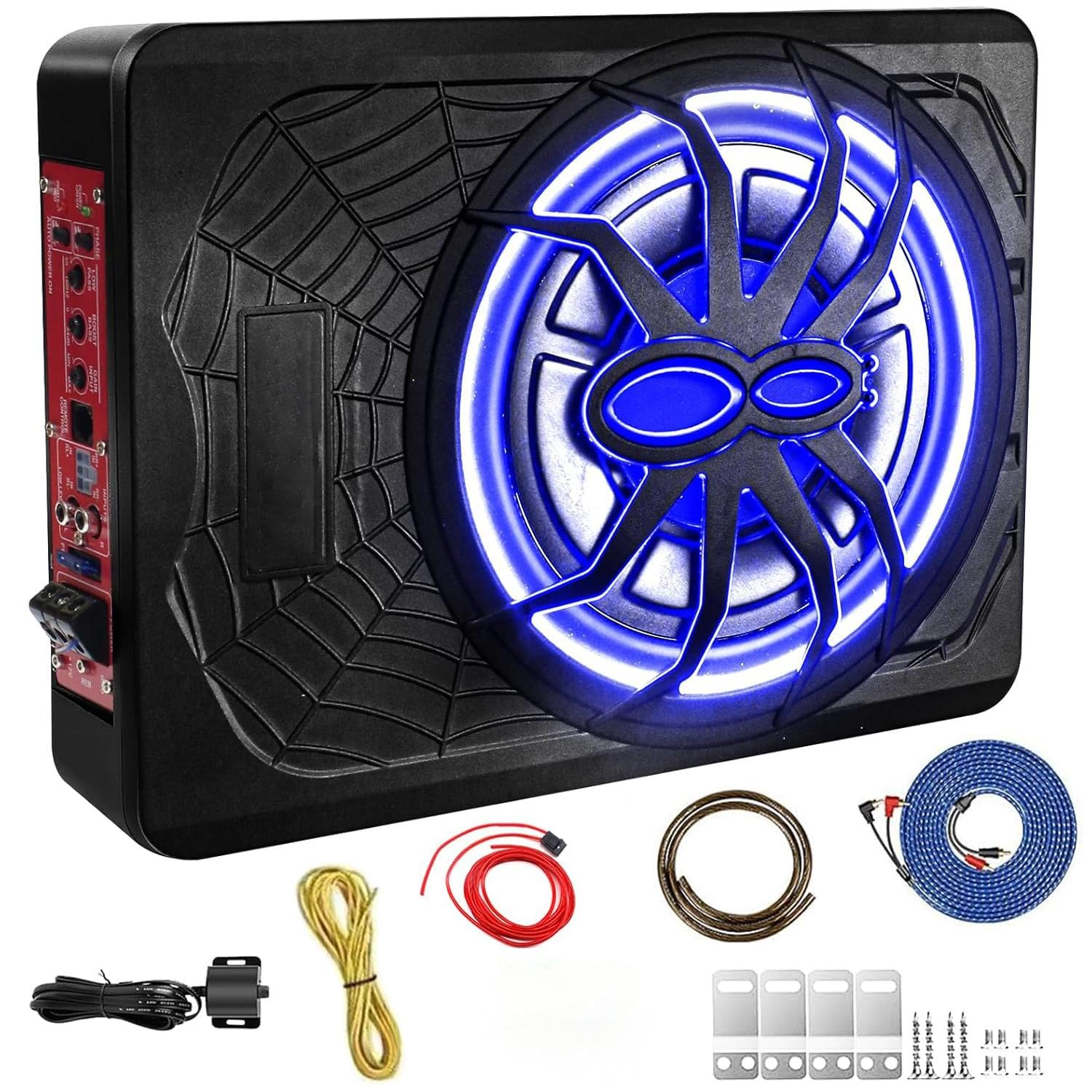 Amazon.co.jp: TigWiss カーサブウーファー800W 10インチ スリム