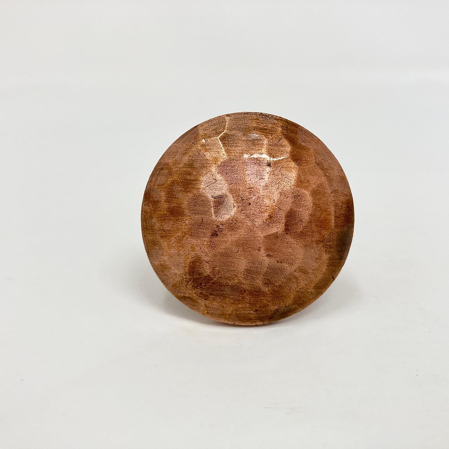 Antique Copper. Hammered Antique Knob. Home Decor Drawer Pull