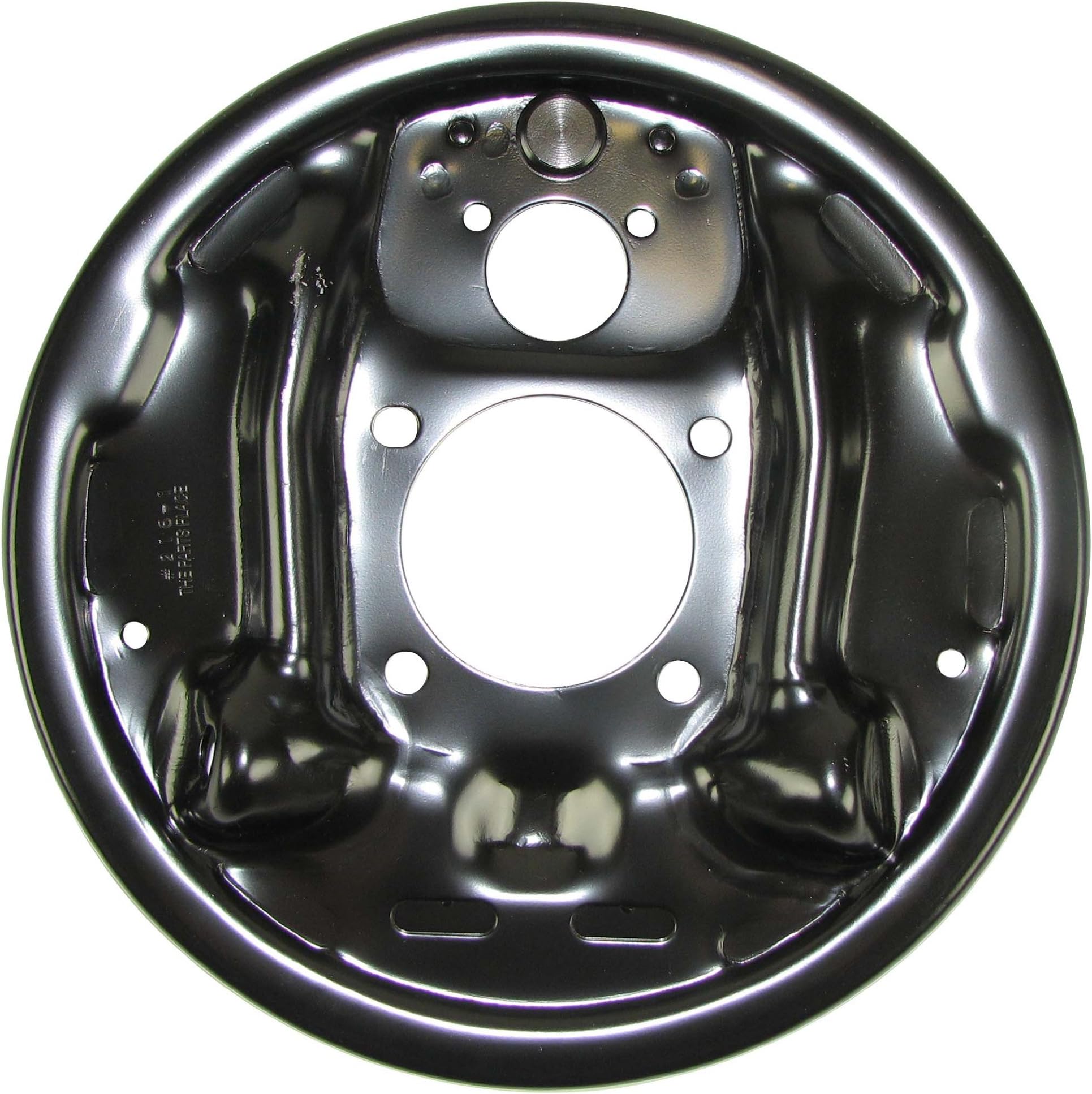 DBBP81L 10/12 Bolt 9.5' Drum Backing Plate, Left (64-72 A-Body, 67-69 F-Body, 64-72 X-Body)