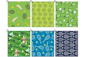 Wimbledon Towel 2018: 6-Pack Premium Tennis Towels for the Ultimate Wimbledon Experience
