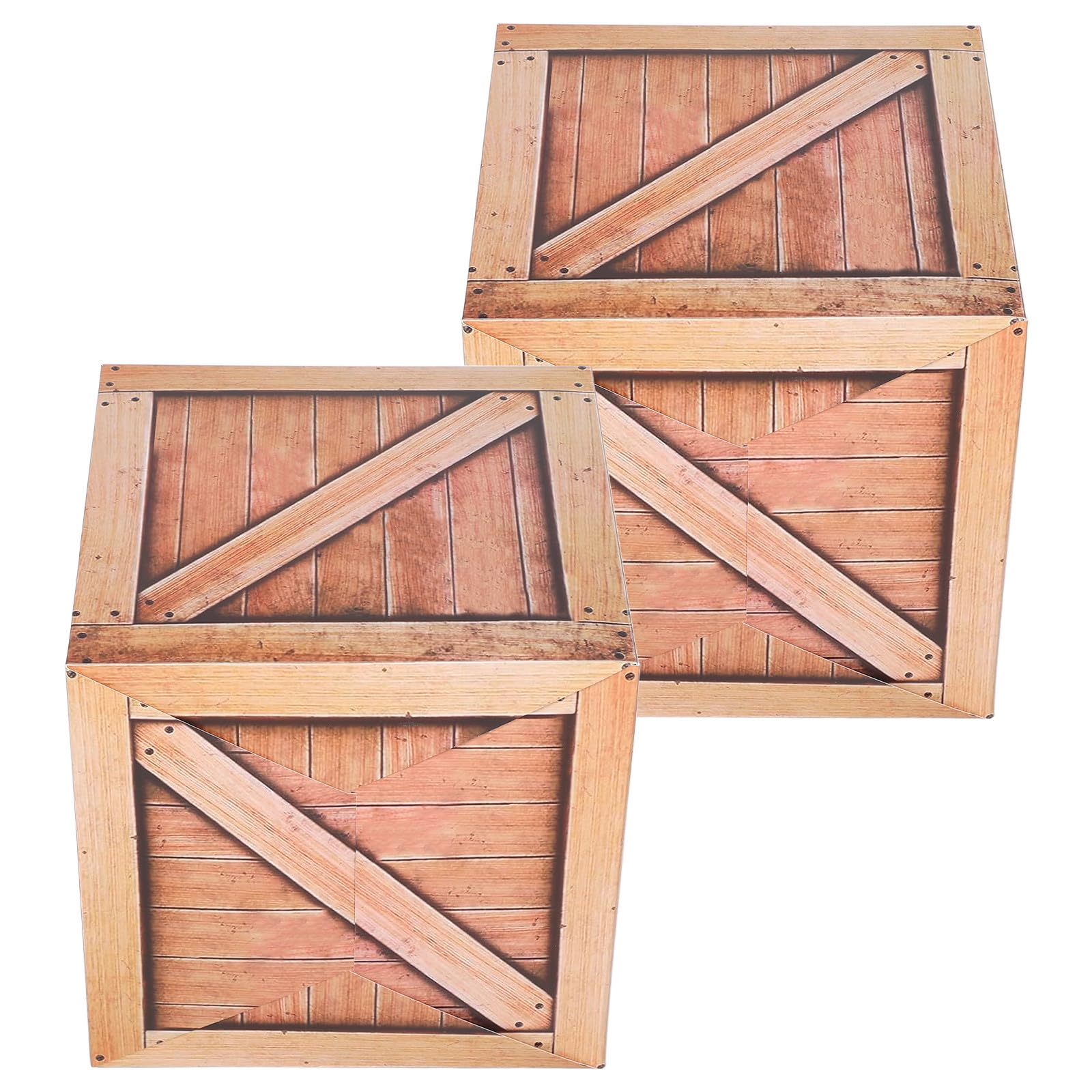 Cajas decorativas de papel temáticas oeste estilo vaquero para mesas