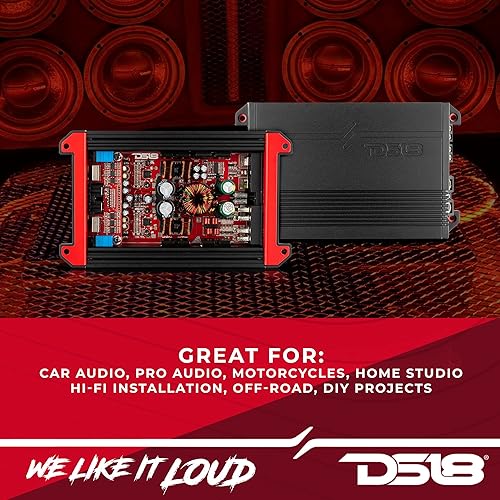Miniatura 11 de DS18 Amplificador de audio para automóvil G3600.4D de 4 canales clase D de rango completo 3600 vatios - Diseño compacto fácil instalación