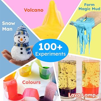 Butterfly EduFields 100+ Experiments Girls Science Kit for Kids Age 5-7 6-8