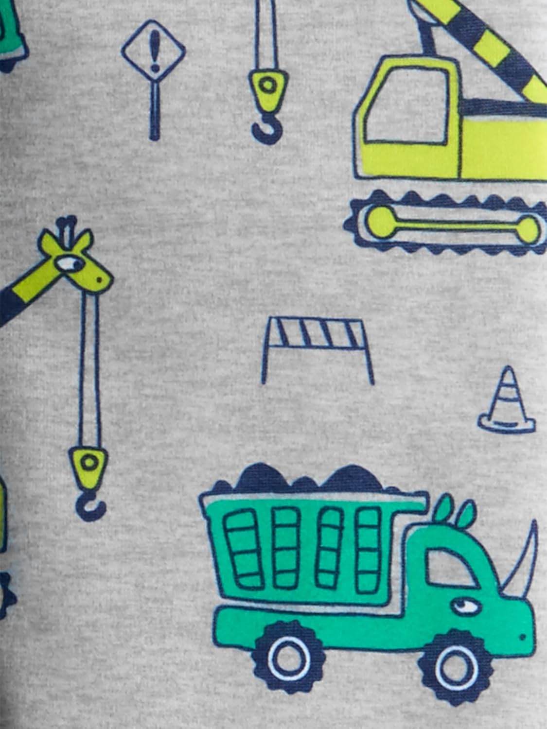 Simple Joys by Carter's baby-boys Loose-Fit Polyester Jersey Footed Pajamas - Image 4