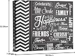 Pioneer Photo Albums T-12CHLK/H 3-Ring Printed Chalkboard Design Binder Happiness Scrapbook, 12 by 12-Inch
