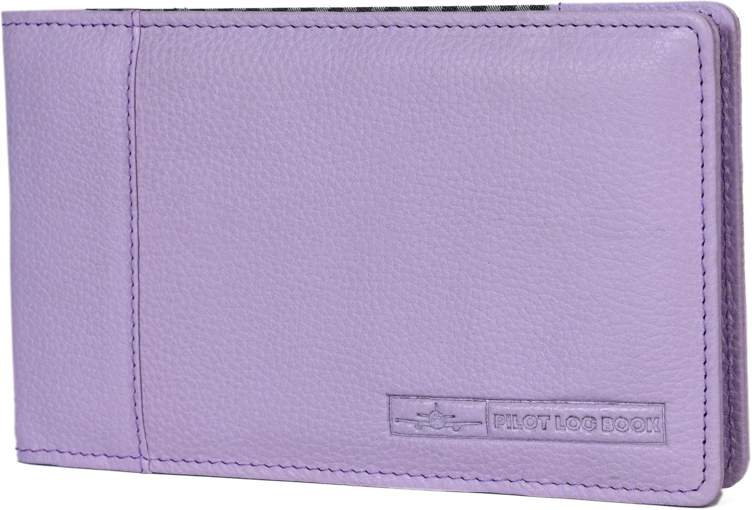 Tolredo Pilot Log Book TL-SP-30 Flight Standard Logbook Top Grain Cow Leather Refillable Bleedproof Paper 96 Pages Aviation Notebook for FAA Documentation (Lavender, 9" X 5")