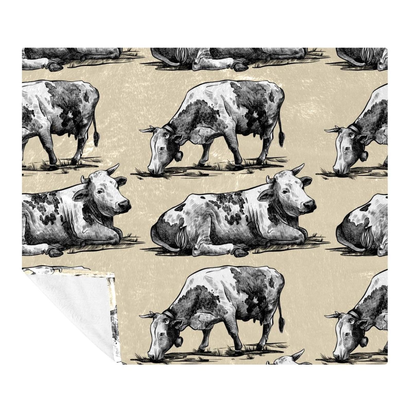 Couverture polaire en microfibre Farn 150x130 cm plaid léger lit