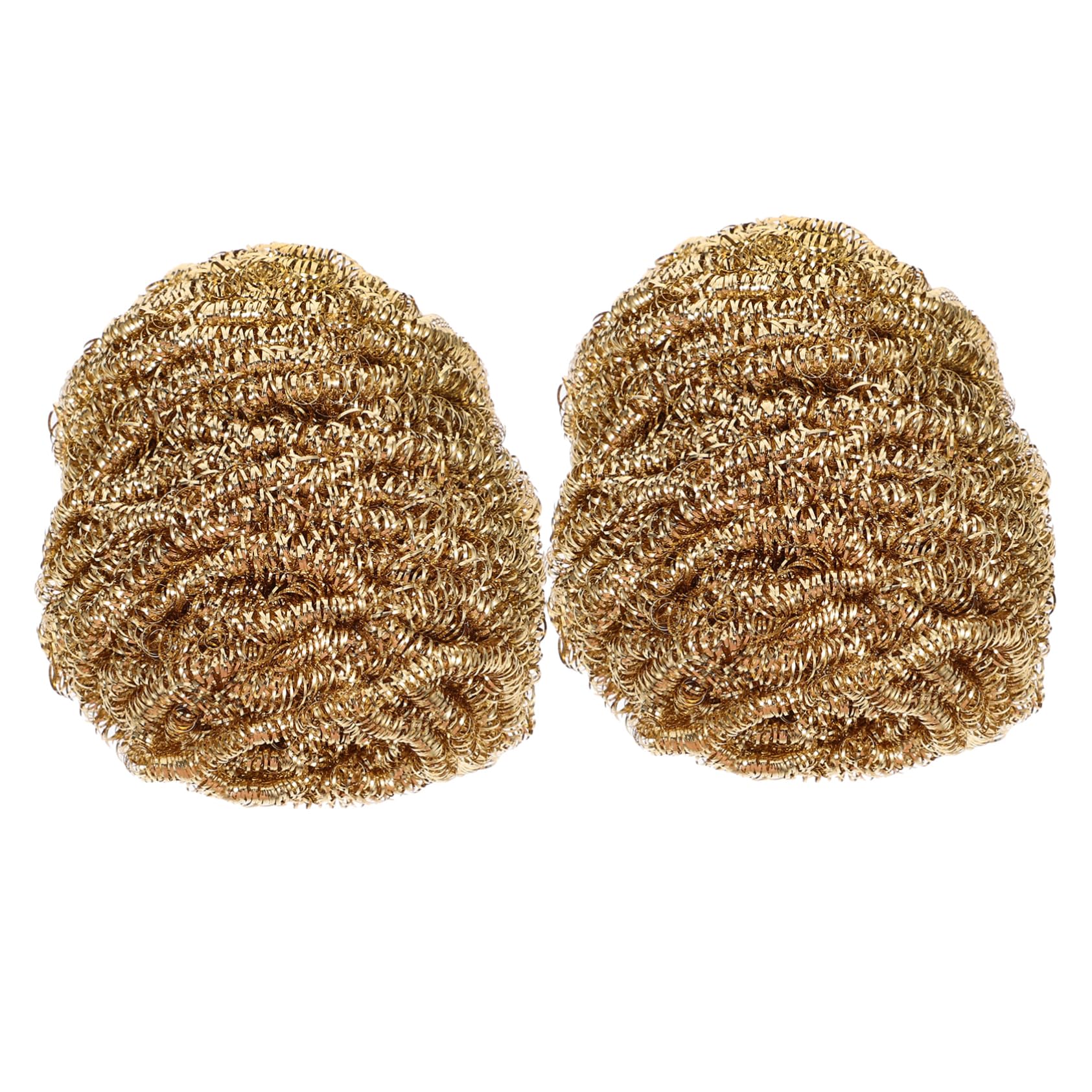 NAMOARLY 2pcs Copper Cleaning Ball Iron Nozzle Clean Ball Cleaning Ball Copper Scouring Pads Cleaner for Iron Tip Cleaning Soldering Cleaning Sponge