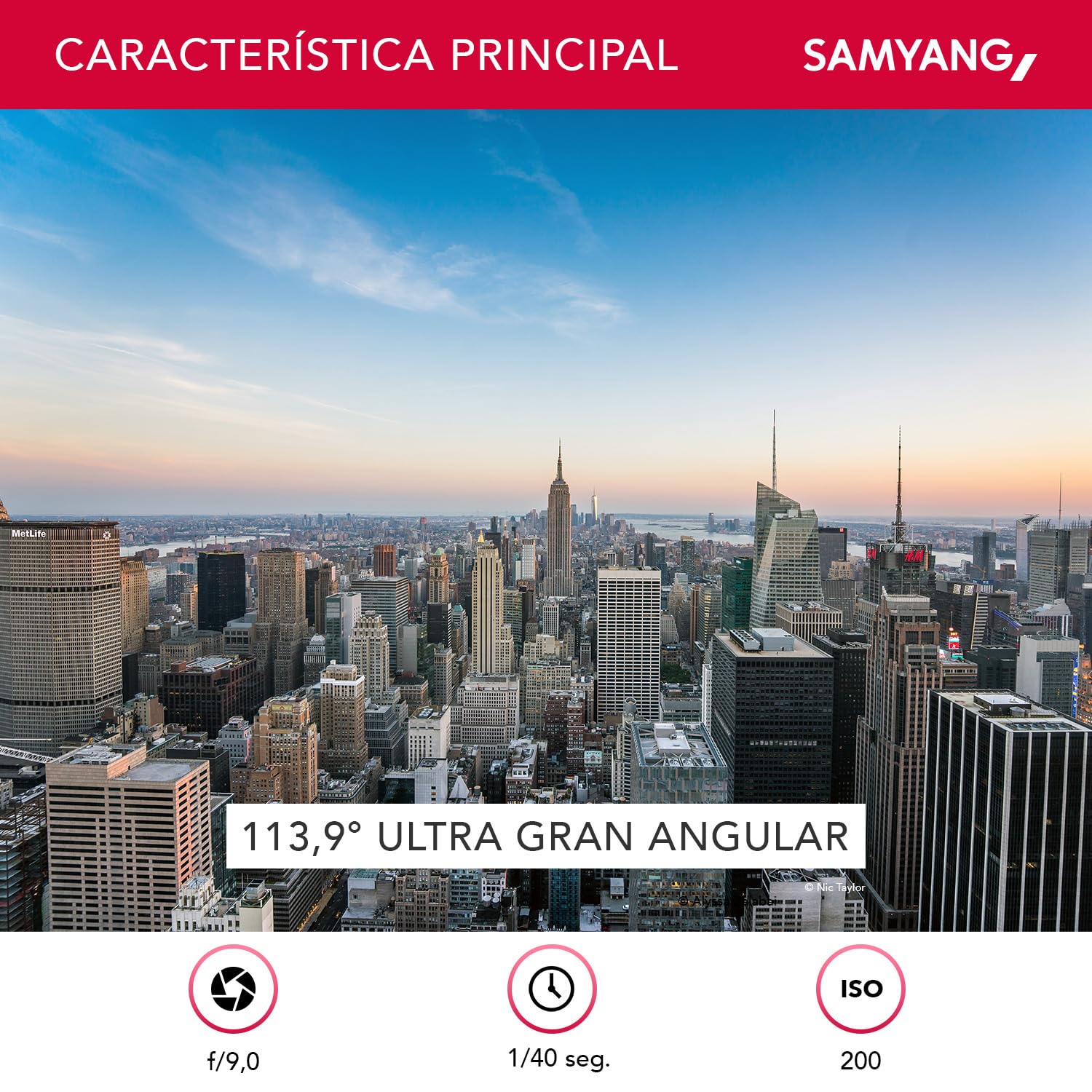 Samyang AF - Objetivo fotográfico para Sony FE (14 mm, F2.8 AS, IF UMC), negro
