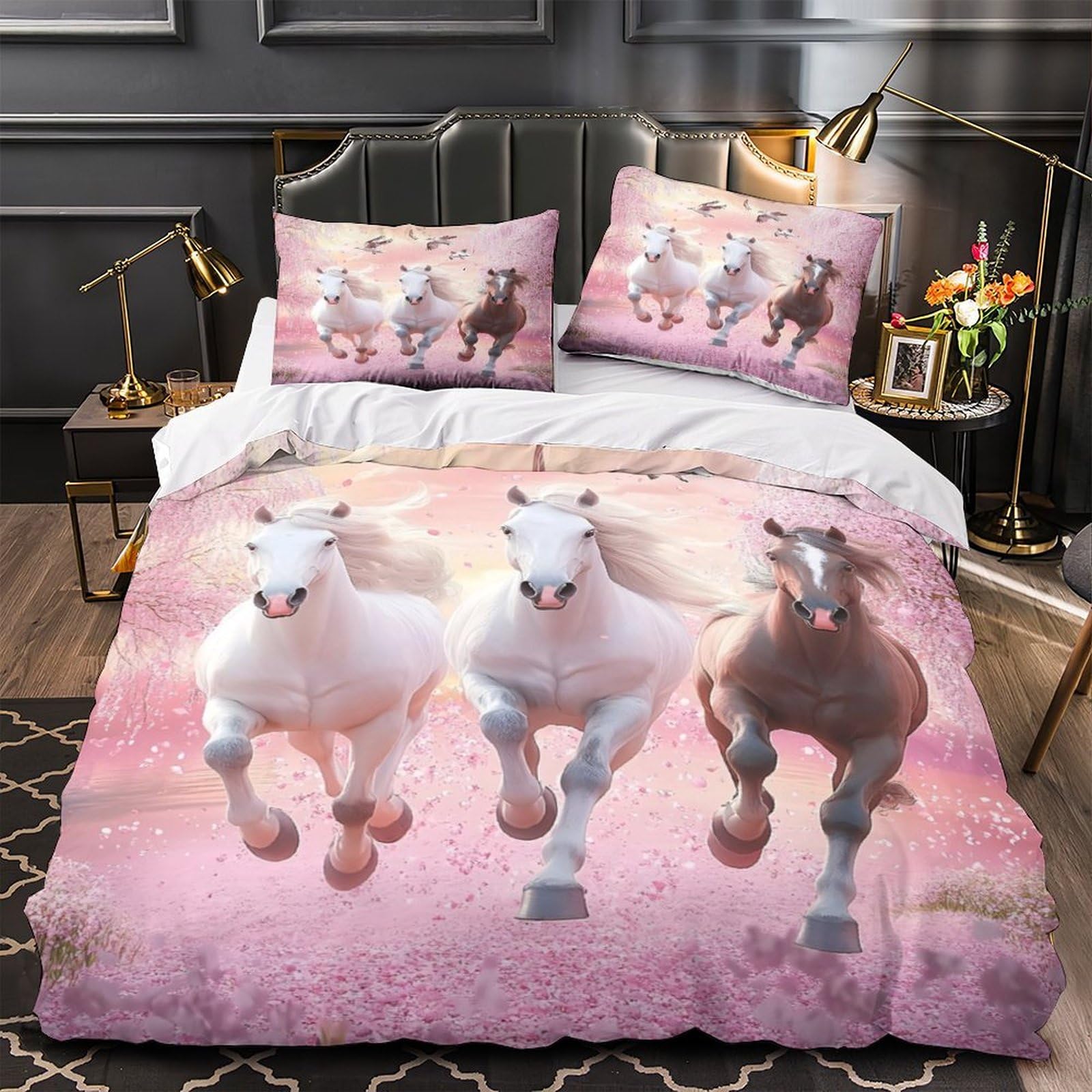 Parure de lit licorne 3D le cadeau idéal pour décorer une chambre
