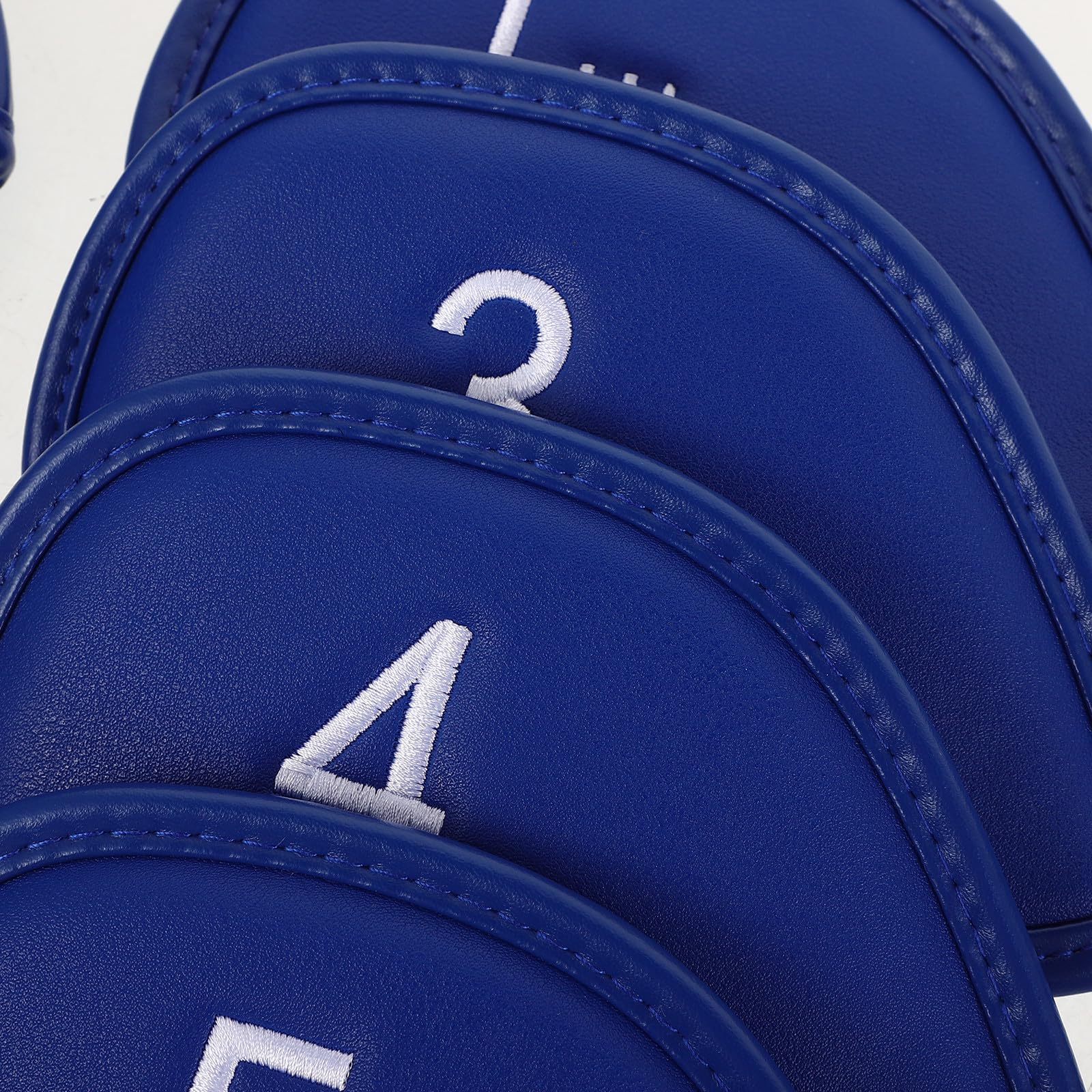 Fundas para Cabezas de Palos de Golf de PU 12 Piezas Azules