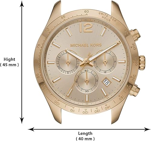 Miniatura 5 de Michael Kors Layton Cronógrafo Reloj de acero inoxidable
