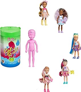 Barbie Color Reveal Chelsea Doll with 6 Surprises: Water Reveals Dollâ€™s Look & Creates Color Change on Leotard Graphic