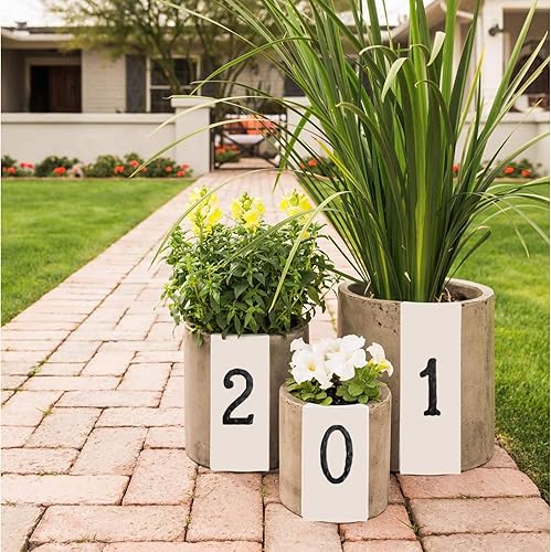 Miniatura 6 de Números de 5.5 pulgadas de hierro fundido para dirección de casa.