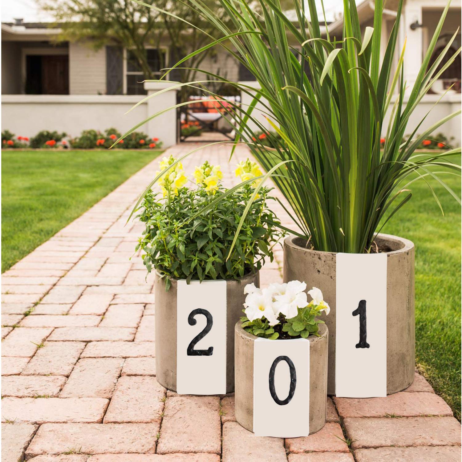 House Letter, 5 Inch High Cast Iron Home Address Letter, Perfect Matching the 5.5 Inch Cast Iron House Numbers (C) 3