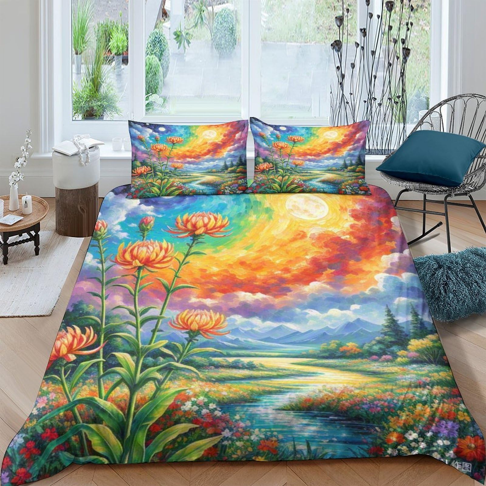 Housse de couette Protea 3D : finie la couette qui glisse avec le zip caché